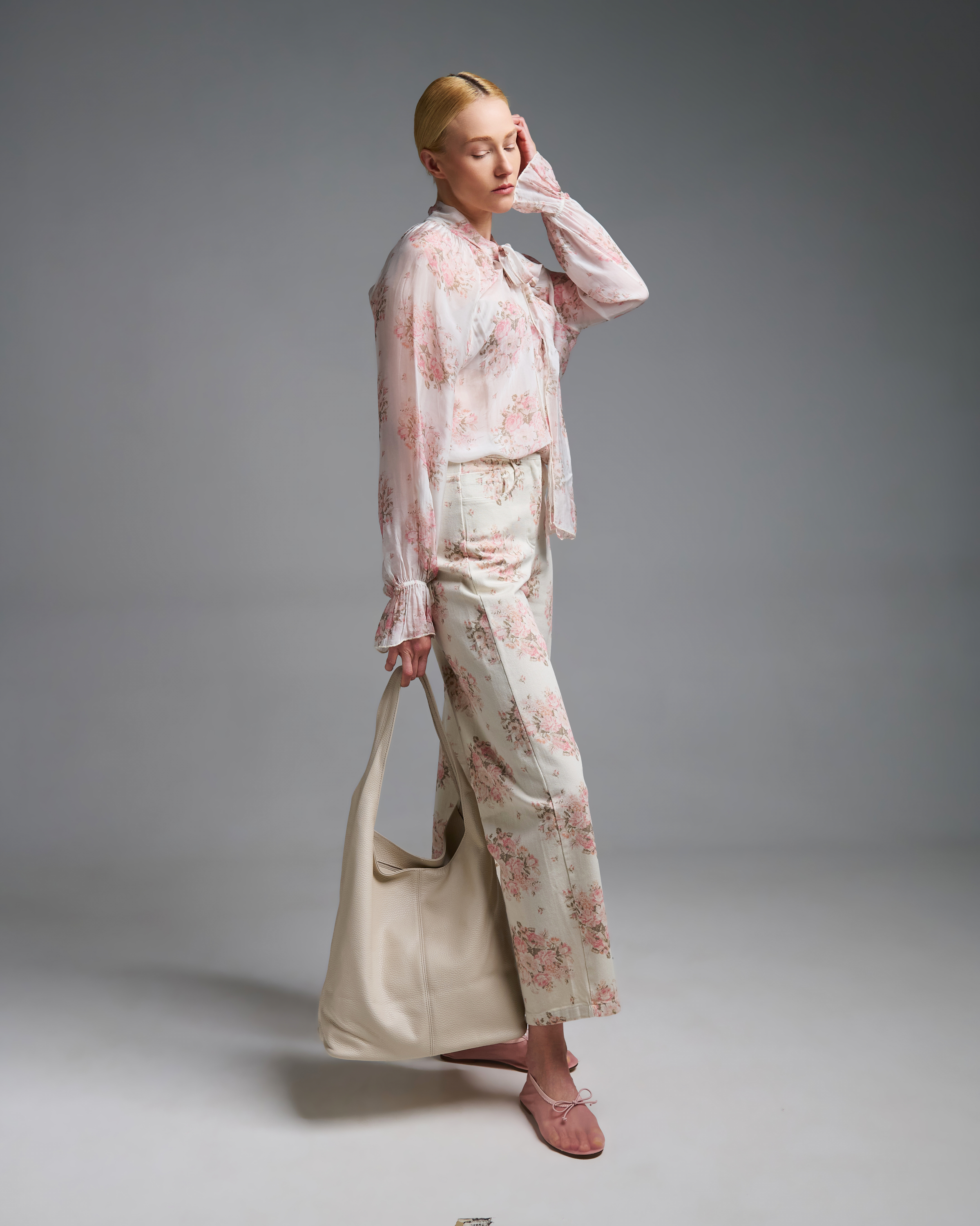 Floral barrel Παντελόνι Τζιν Vicolo - 2