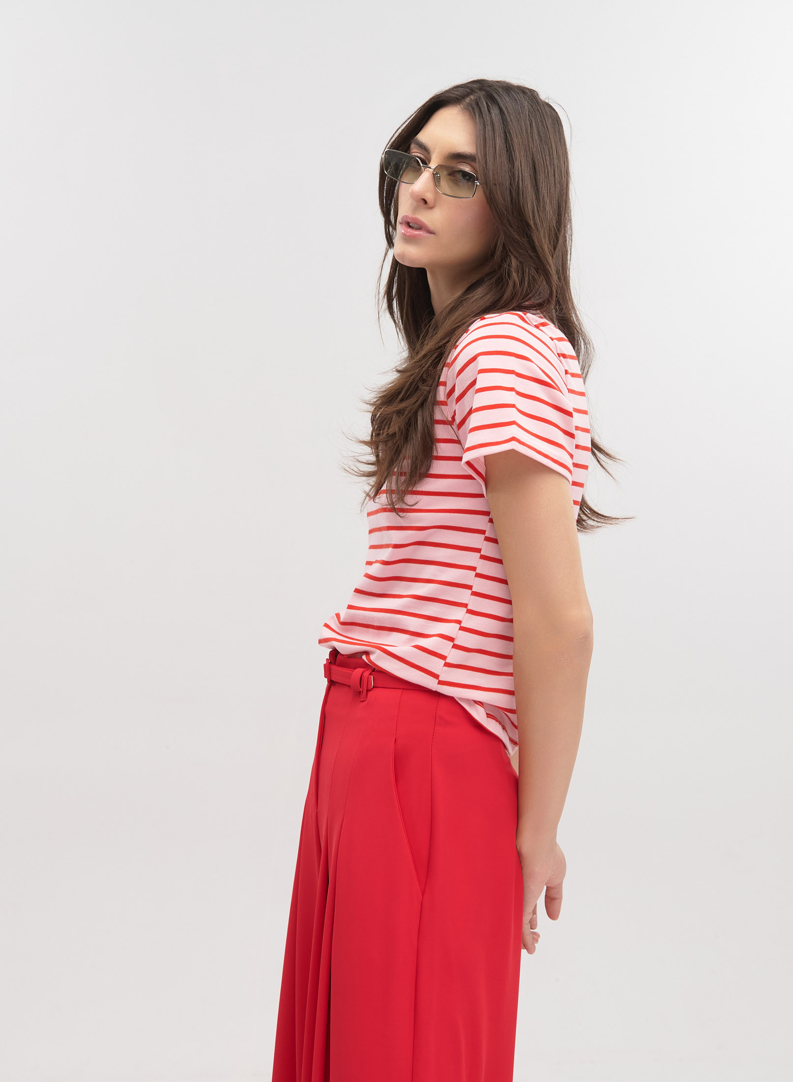 Pink-Red striped T-Shirt My Star - 2