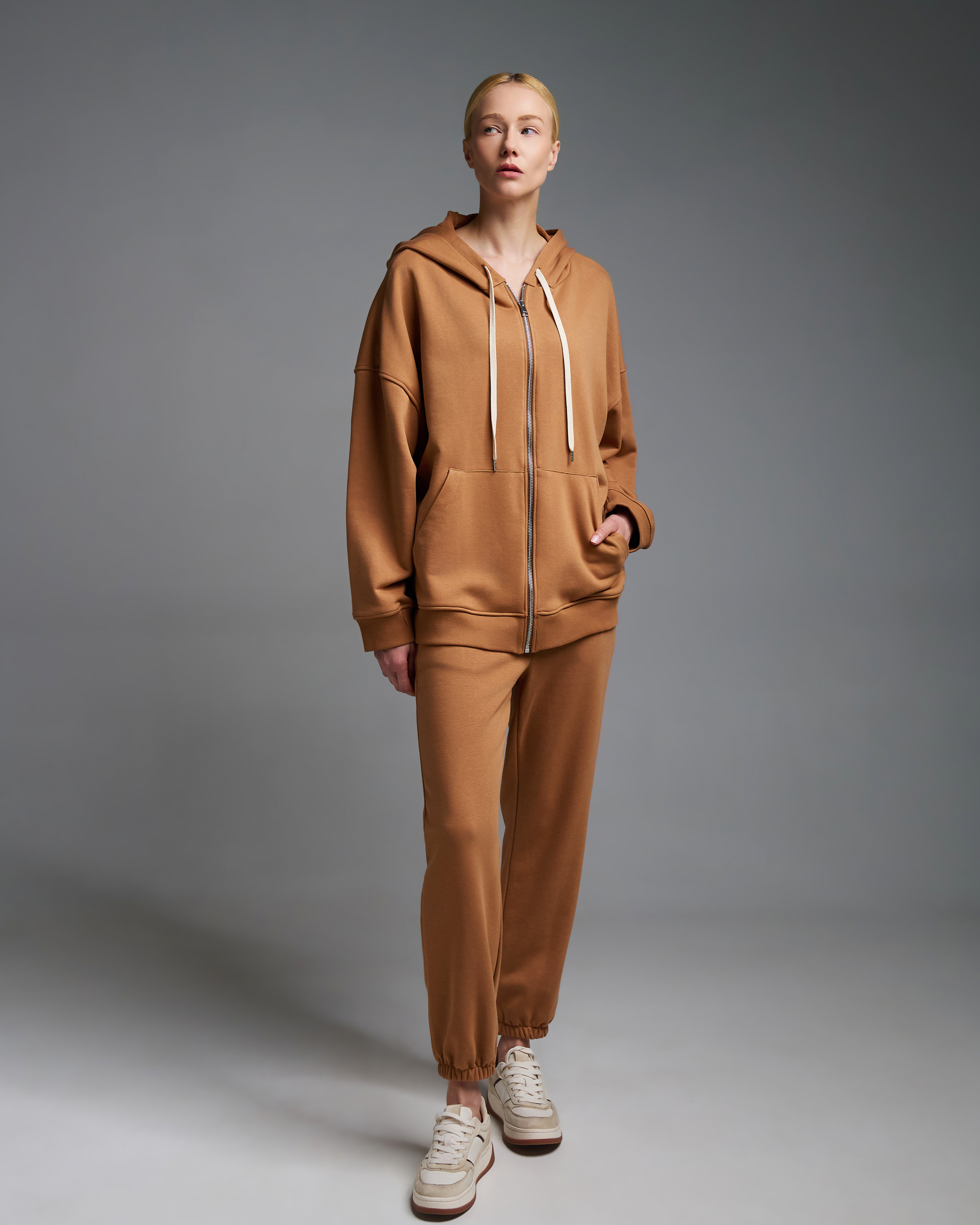 Ταμπά Φούτερ Ζακέτα με φερμουάρ και με κουκούλα Vicolo - 4