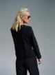 Black tweed Jacket with round neckline Emme Marella - 4