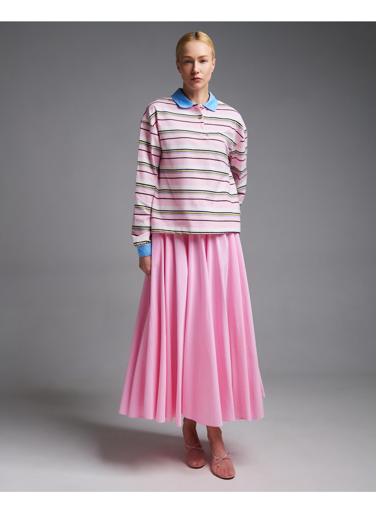 Ροζ Μπλούζα polo ριγέ Two - 2