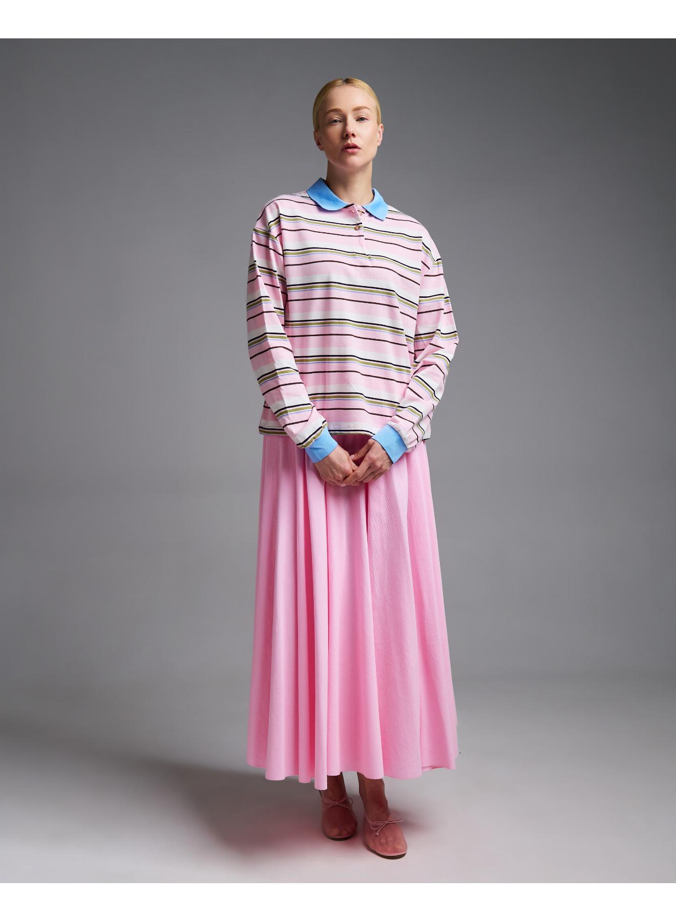 Ροζ Μπλούζα polo ριγέ Two - 3