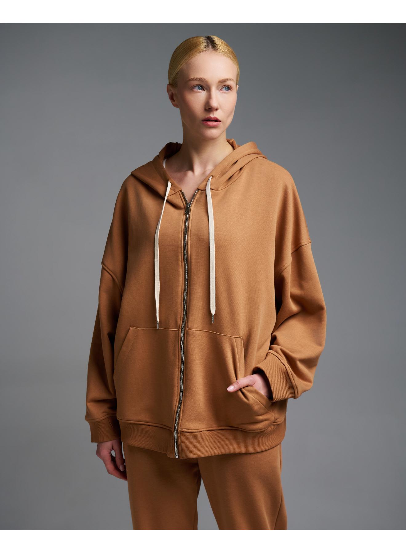 Ταμπά Φούτερ Ζακέτα με φερμουάρ και με κουκούλα Vicolo - 2