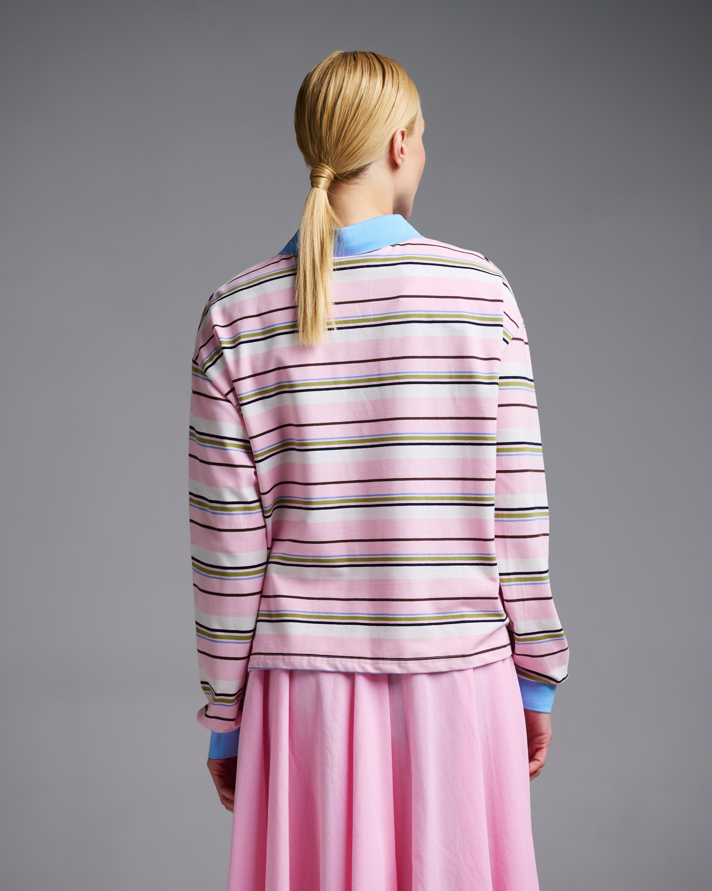 Ροζ Μπλούζα polo ριγέ Two - 6