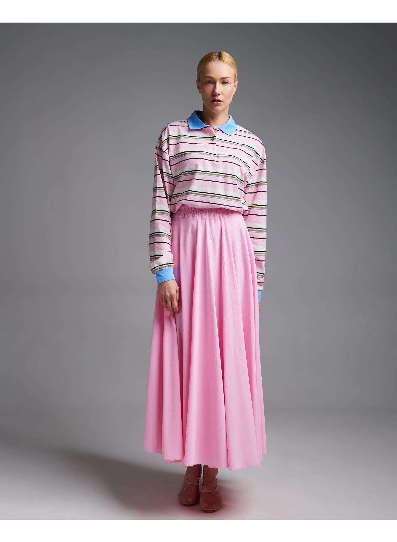 Ροζ Μπλούζα polo ριγέ Two - 4