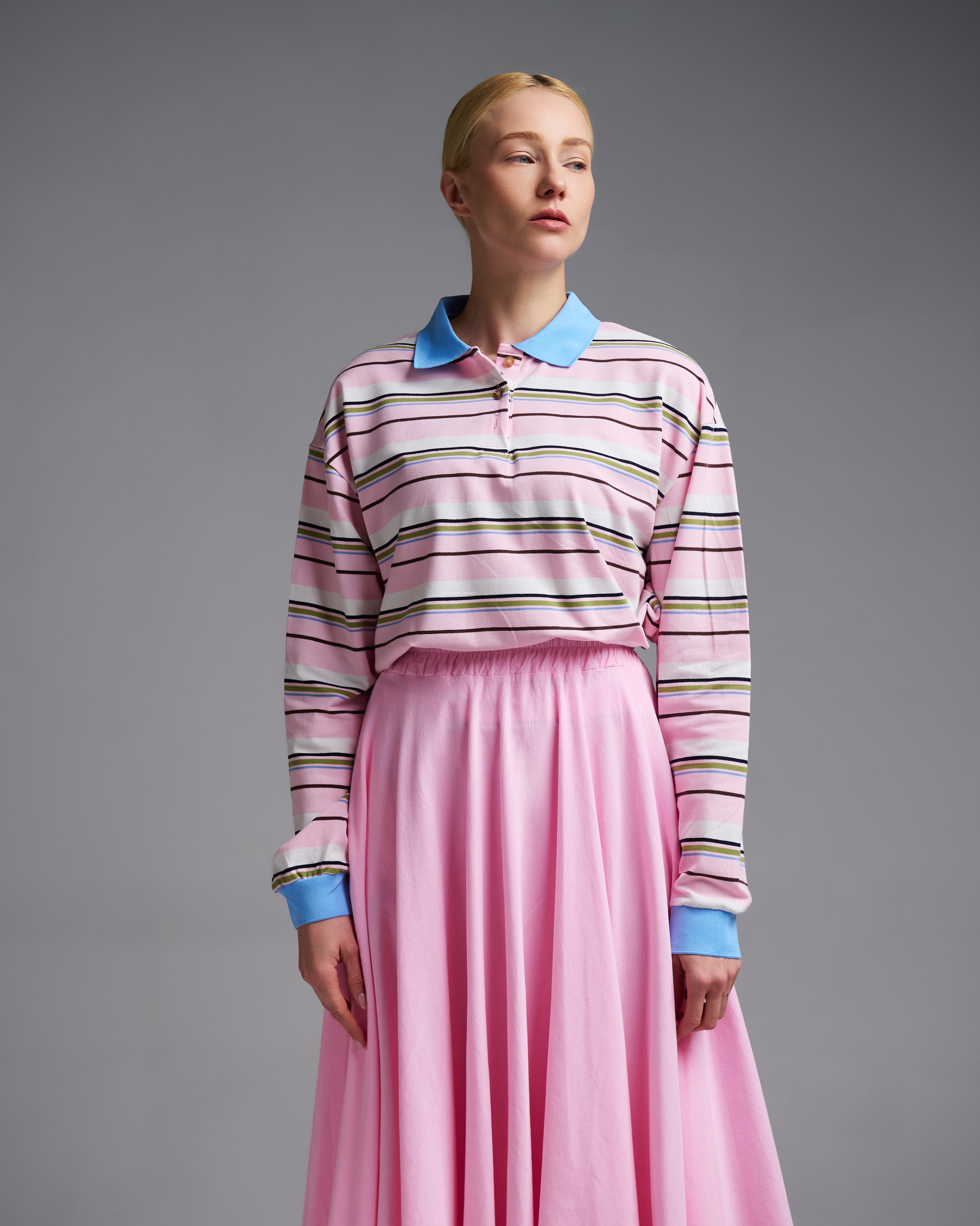 Ροζ Μπλούζα polo ριγέ Two - 4