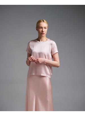 Ροζ nude silky touch Μπλούζα Vicolo - 55735