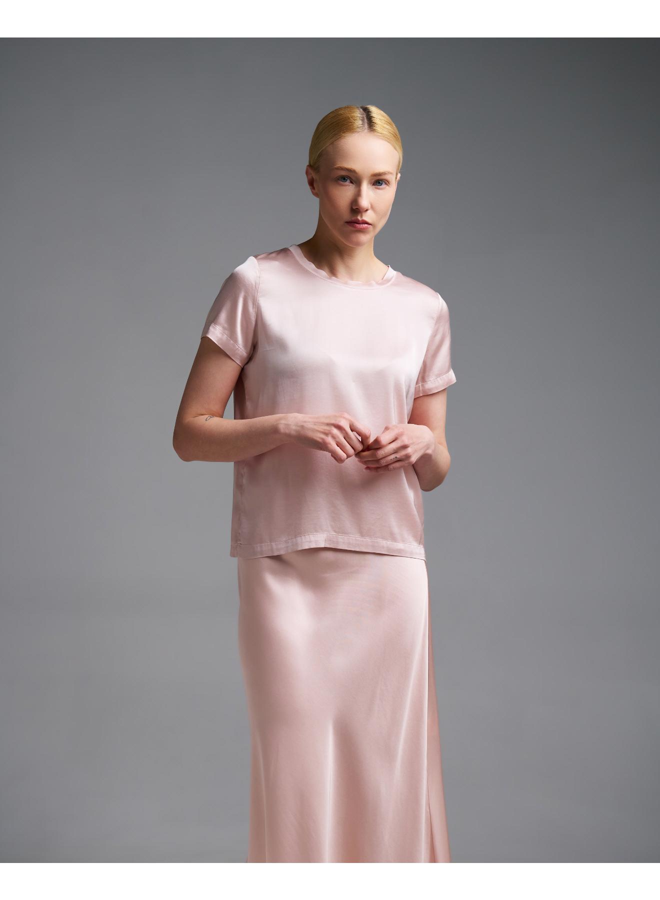 Ροζ nude silky touch Μπλούζα Vicolo - 3