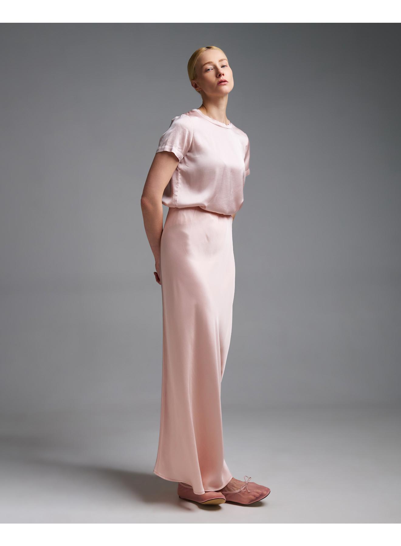 Ροζ nude silky touch Μπλούζα Vicolo - 5