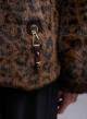 Animal Print hooded eco fur Jacket Bright - 3