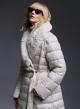 Double-breasted Puffer Jacket with Detachable Sleeves and Detachable Eco-Fur Collar - 1