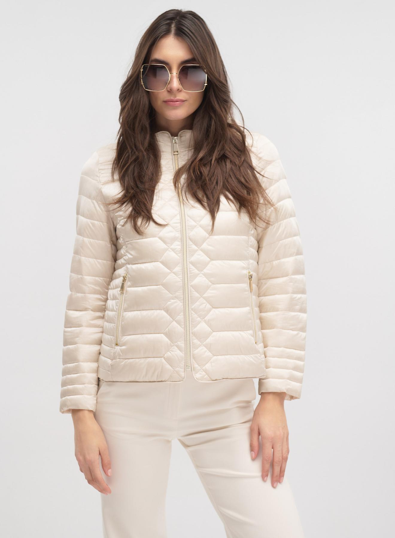 Ecru Jacket with detachable hood Fly Luxury - 2