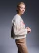 Striped knit blouse Amour - 3