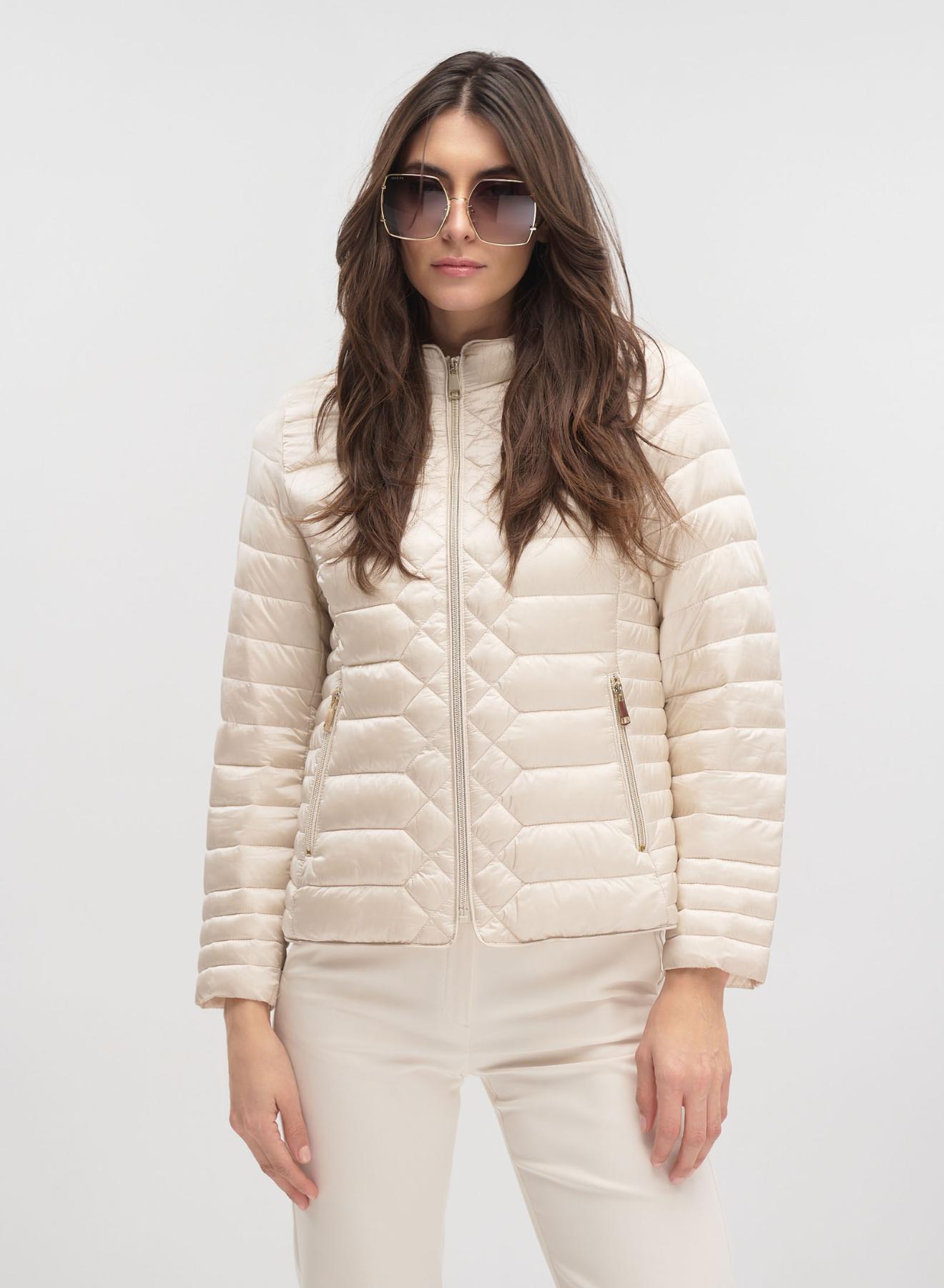 Ecru Jacket with detachable hood Fly Luxury - 4