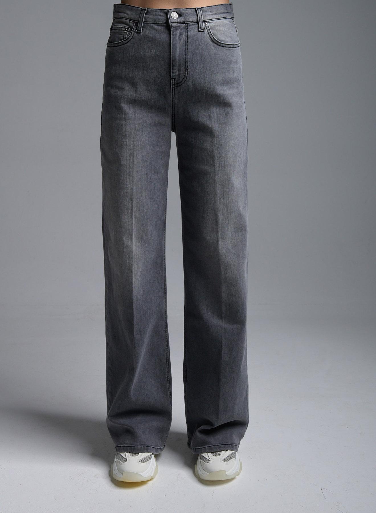 Grey wide legs Jeans Vicolo - 2