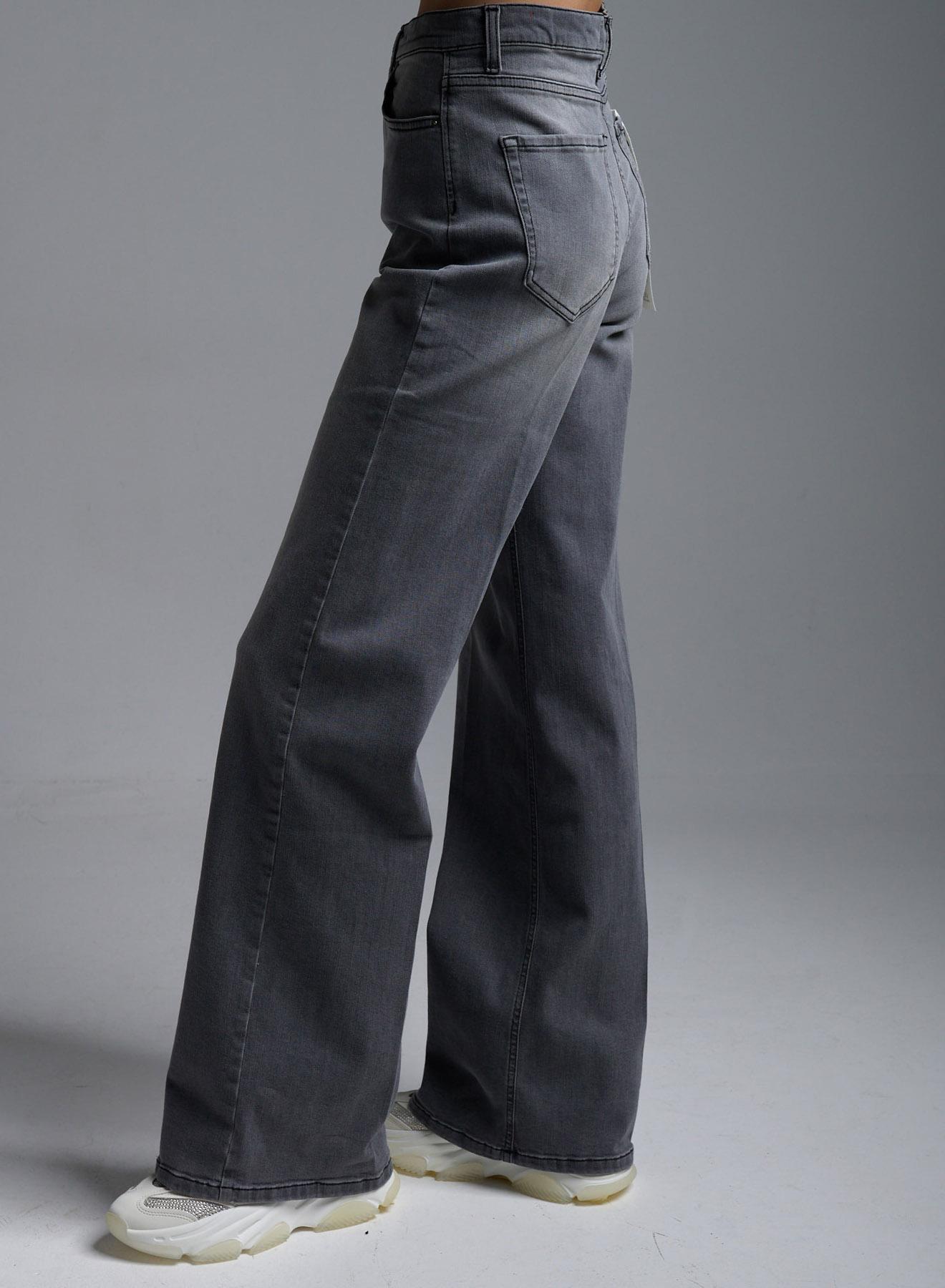 Grey wide legs Jeans Vicolo - 5