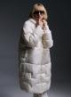 Oversized puffer jacket with hood - 0