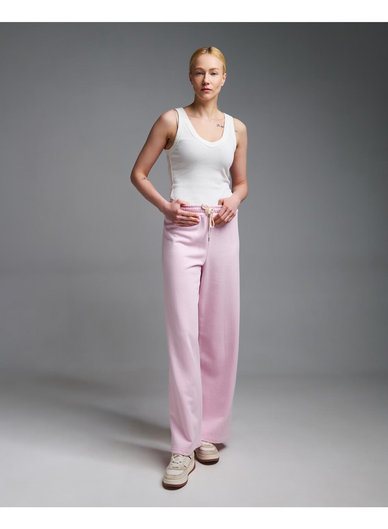 Ροζ Παντελόνι Φούτερ σε ίσια γραμμή Vicolo - 4