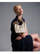 Ecru leather hand-crossbody Bag HG - 0