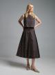 Chocolate polka dot Skirt Motel - 2