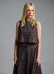 Chocolate polka dot sleeveless Top Motel - 0
