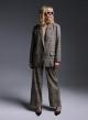 Plaid wide legs Trousers - 0
