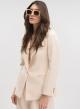 Cream single buttoned Jacket Vicolo - 1