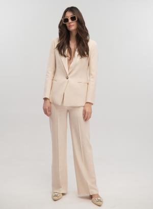 Cream straight legs Trousers Vicolo - 42161