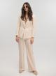 Cream single buttoned Jacket Vicolo-6