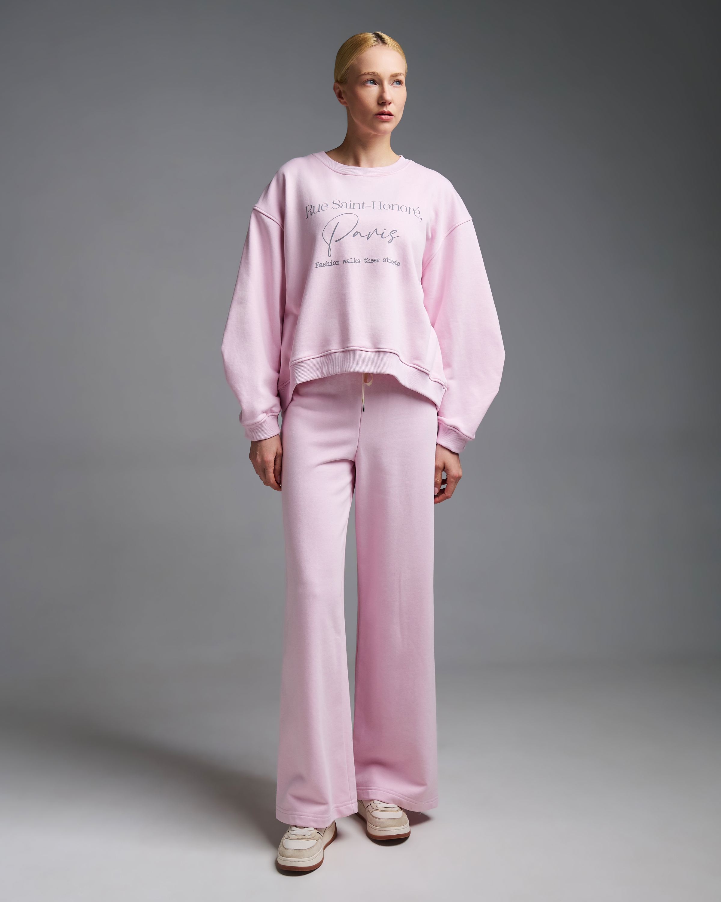 Ροζ Παντελόνι Φούτερ σε ίσια γραμμή Vicolo - 2