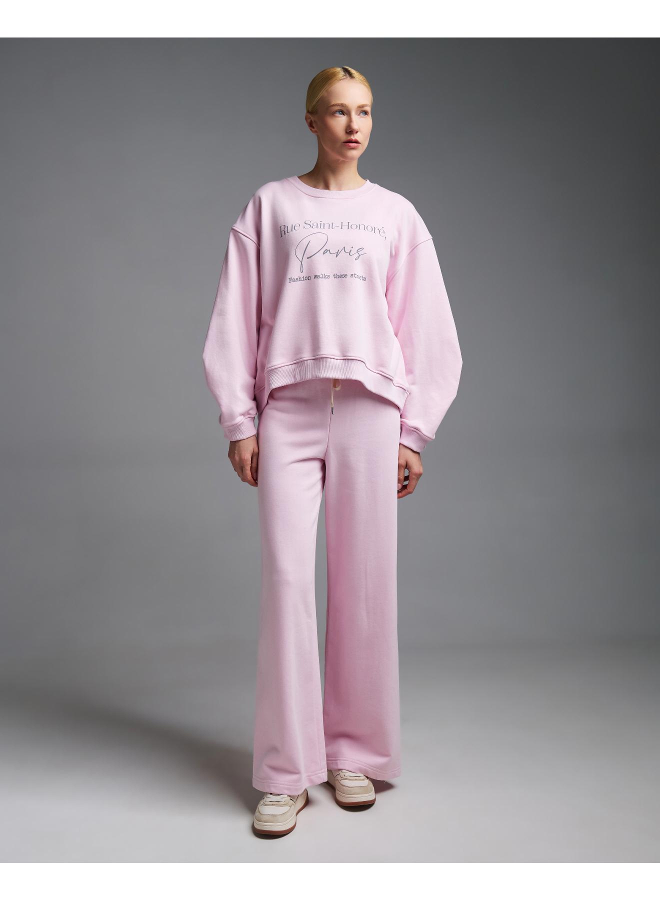 Ροζ Παντελόνι Φούτερ σε ίσια γραμμή Vicolo - 3