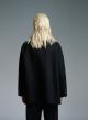 Black oversized Cardigan Coat Vicolo - 2