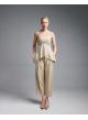 Beige pleated ankle Trousers Vicolo - 0