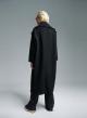 Black long oversized Coat Imperial  - 4