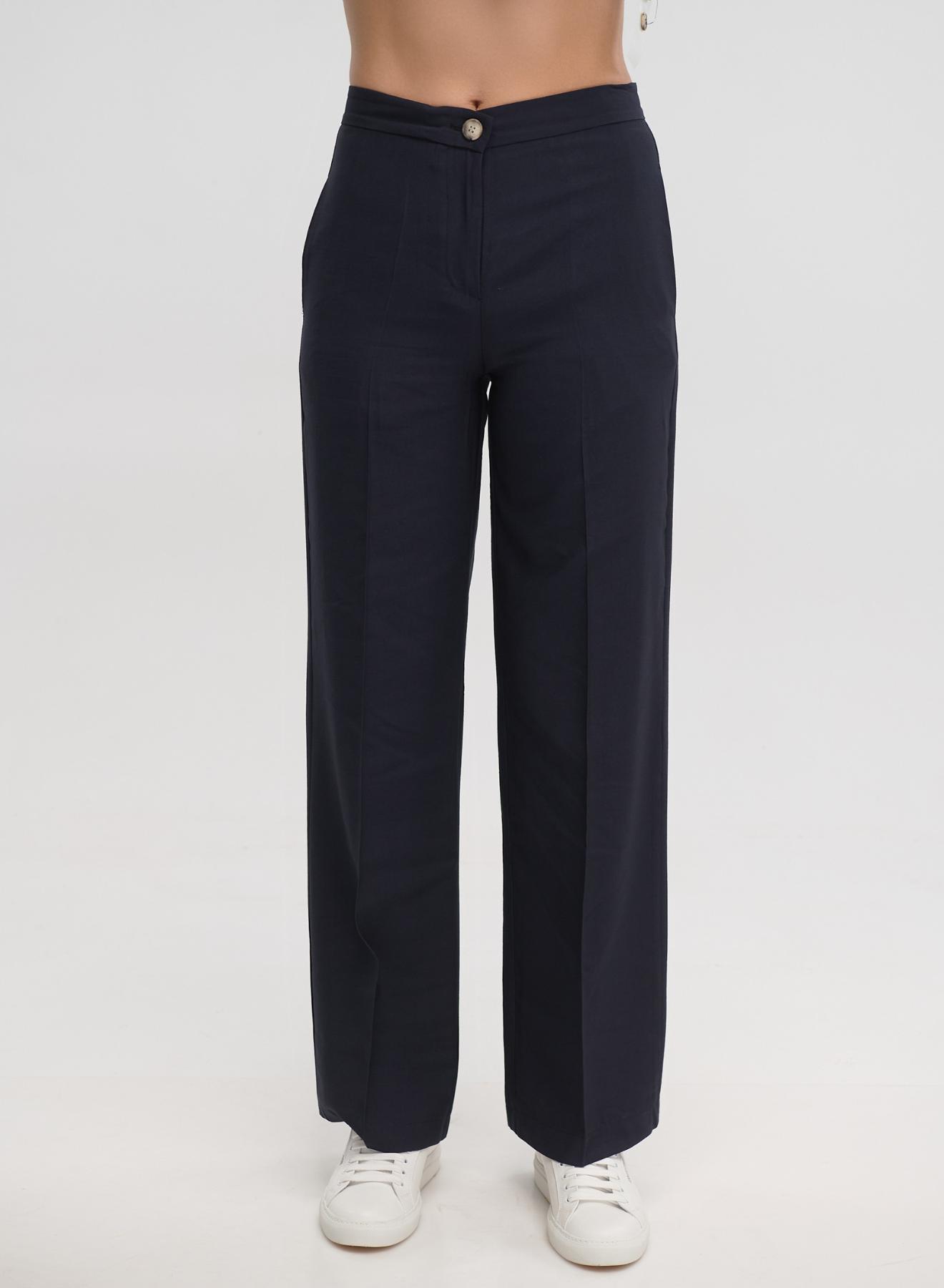 Blue straight legs Trousers Vicolo - 3