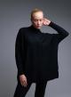 Copy of Black high neck loose fit Sweater La Liberta - 2