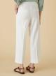 Slightly-flare-fit cropped trousers-1