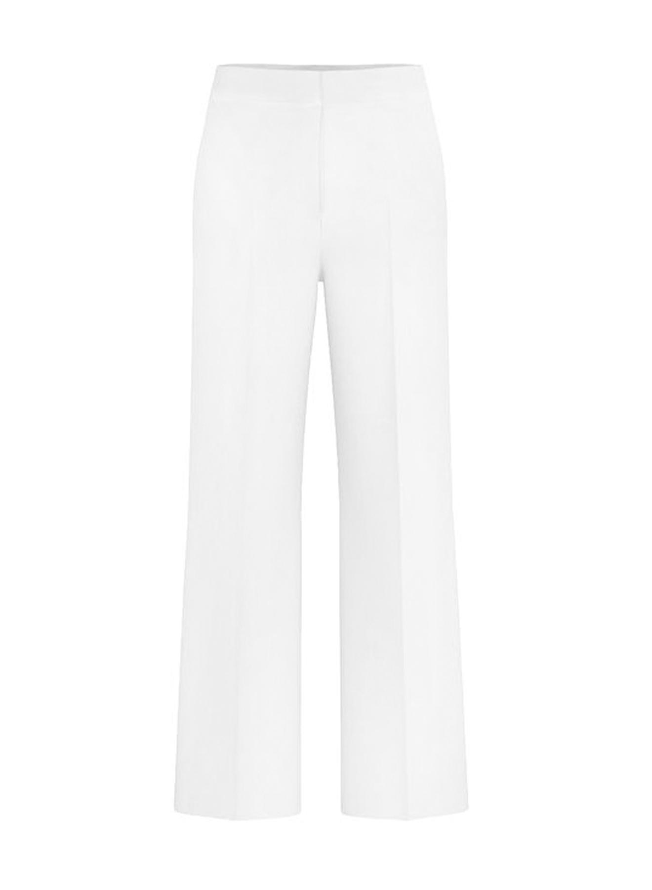 Slightly-flare-fit cropped trousers - 4
