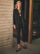 Black Trousers with pleats and with elasticated rear waistband Milla - 0