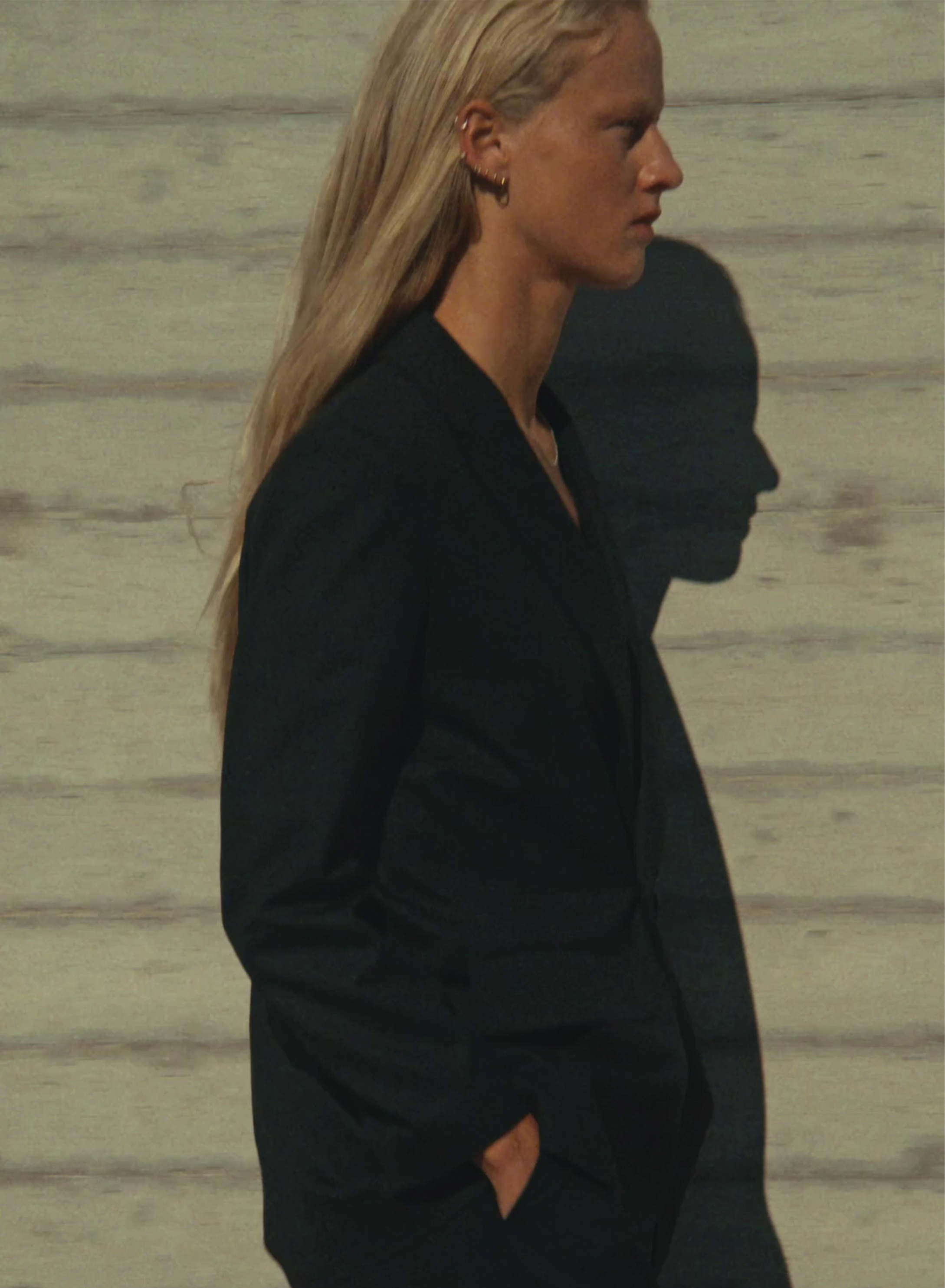 Black double breasted Jacket Milla - 3