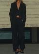 Black Vest with three buttons and V neckline Milla - 2