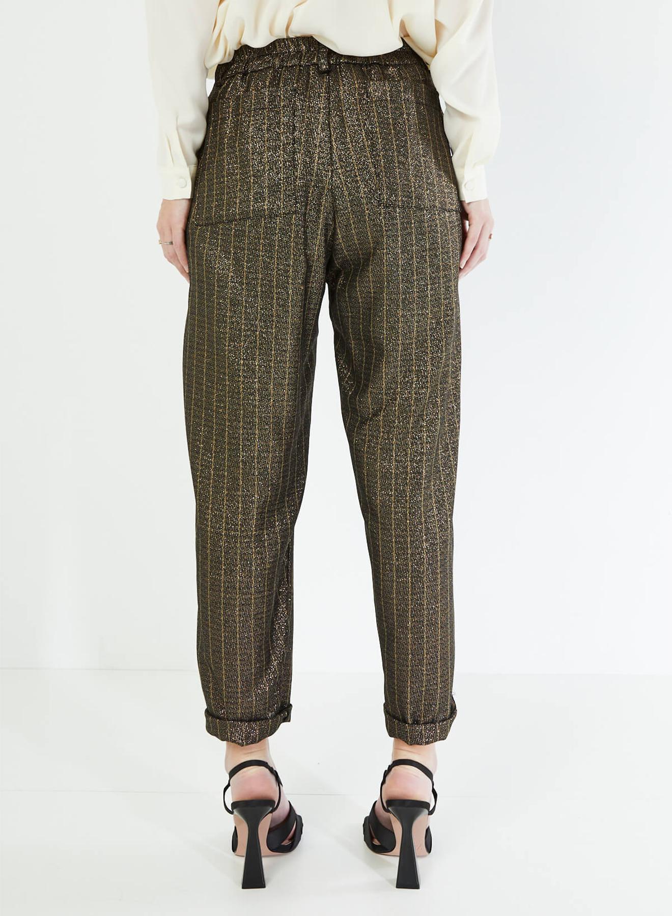 Trousers with stripes and pleats - 2