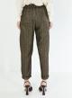 Trousers with stripes and pleats - 1