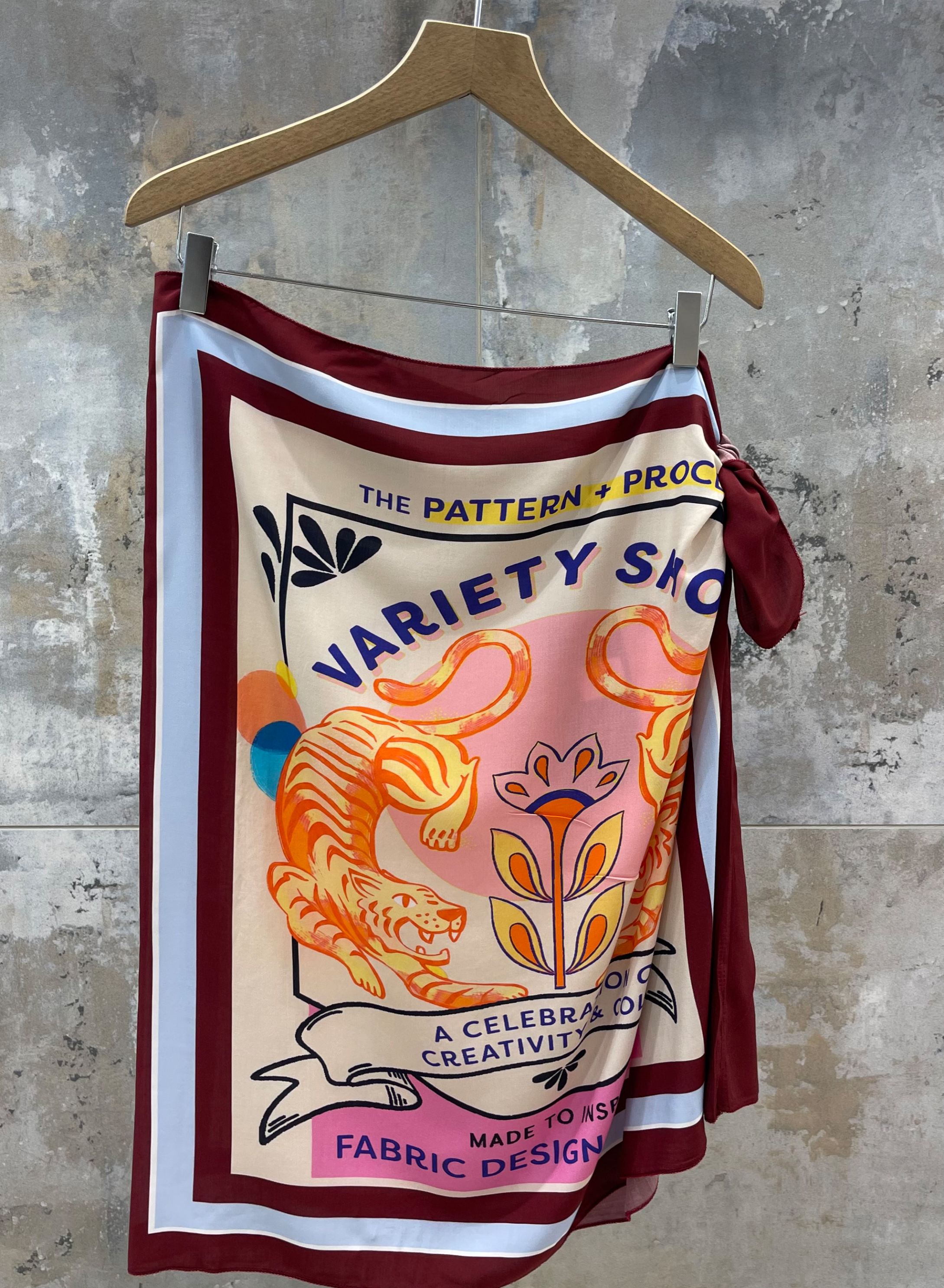 Multi colour printed wrap Skirt Valentina Milano - 1