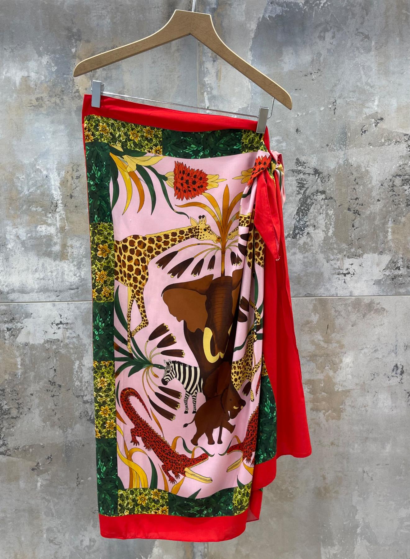 Multi colour printed wrap Skirt Valentina Milano - 2