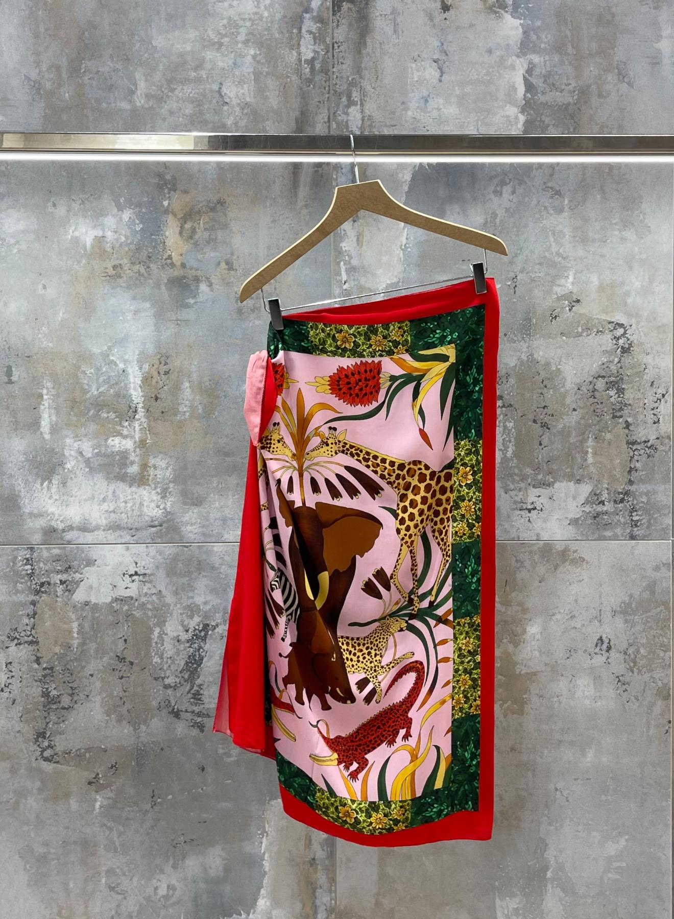 Multi colour printed wrap Skirt Valentina Milano - 3