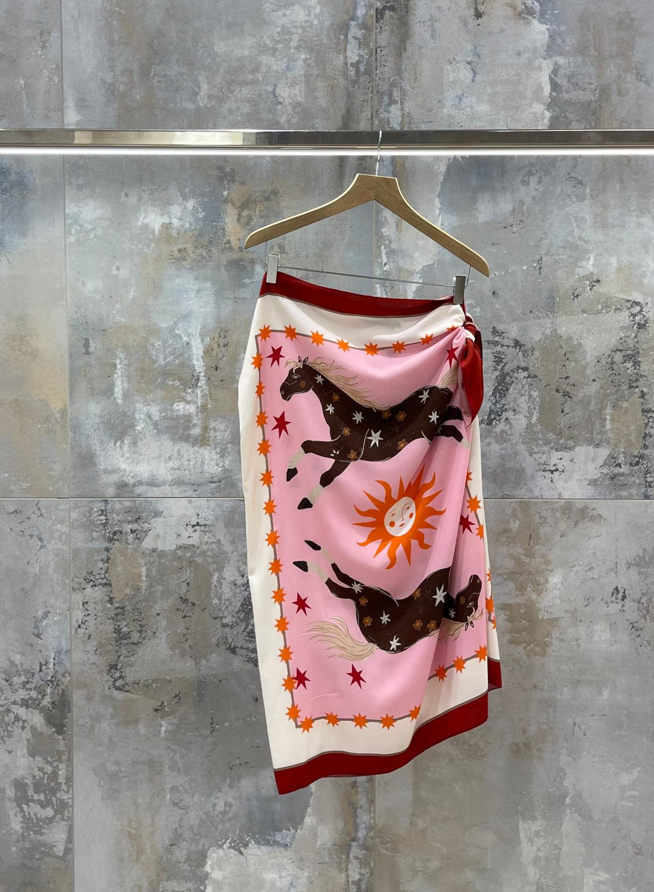 Multi colour printed wrap Skirt Valentina Milano - 1