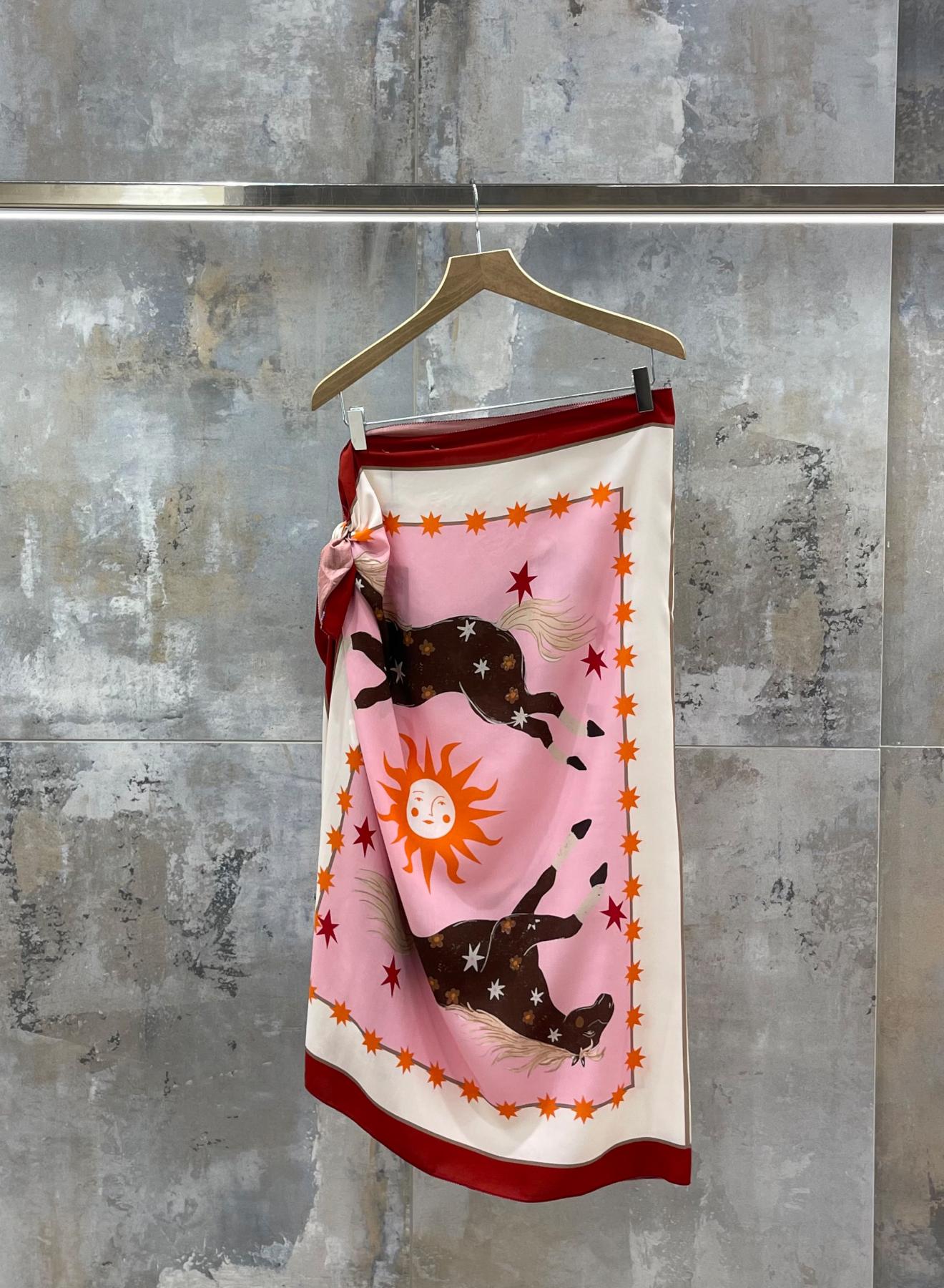 Multi colour printed wrap Skirt Valentina Milano - 3