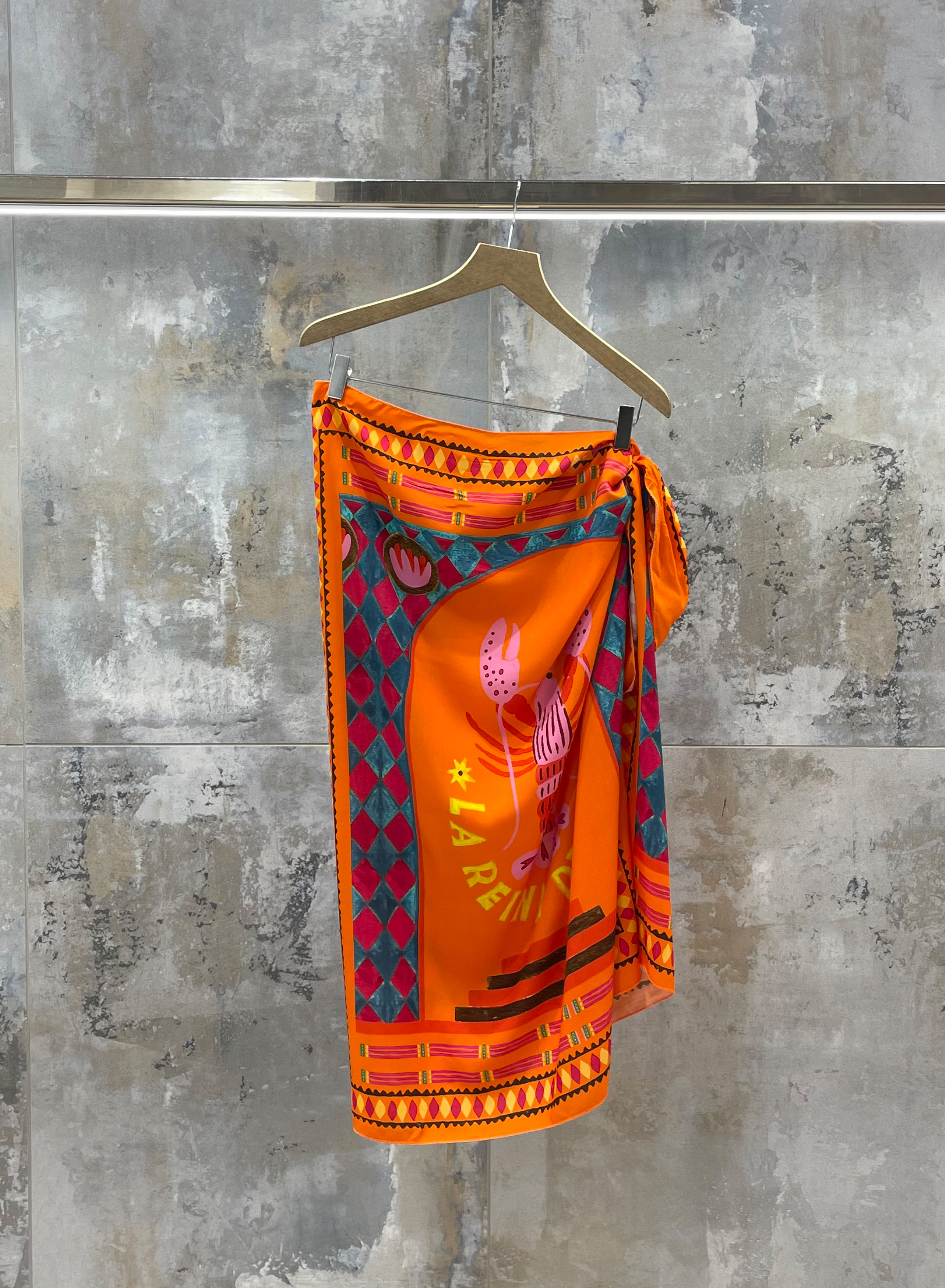 Multi colour printed wrap Skirt Valentina Milano - 0