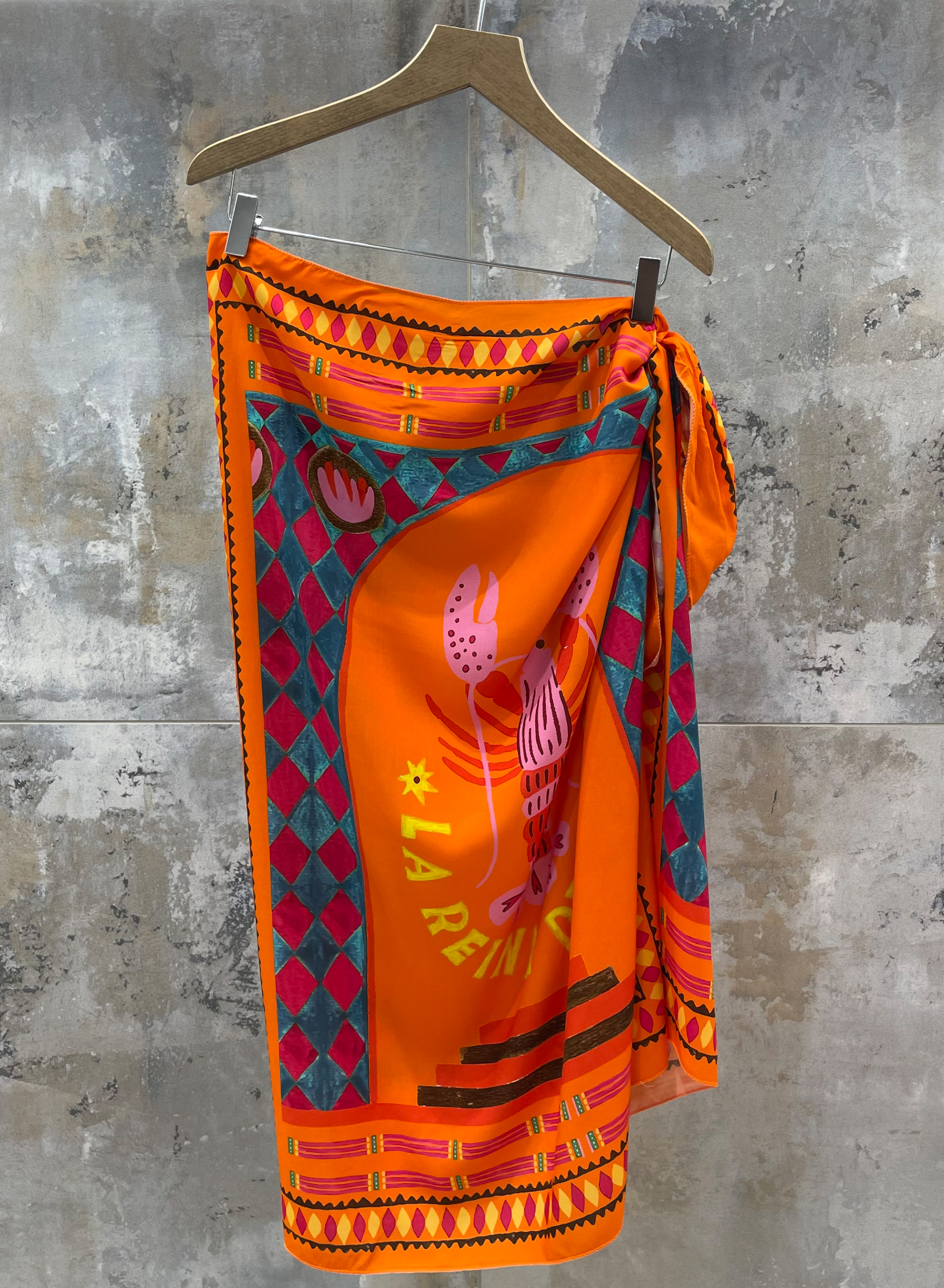 Multi colour printed wrap Skirt Valentina Milano - 1